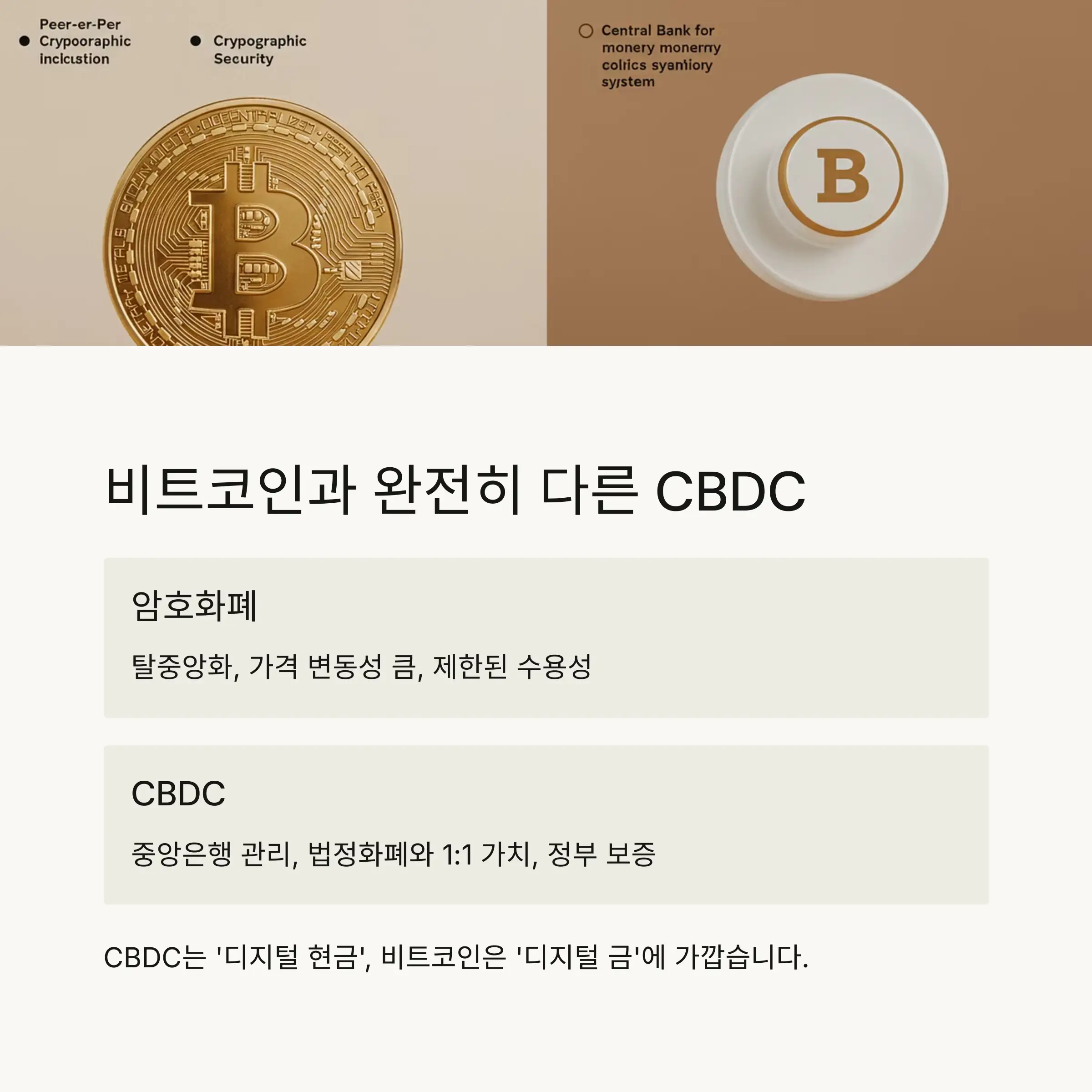 🏦 CBDC의 종류와 특징