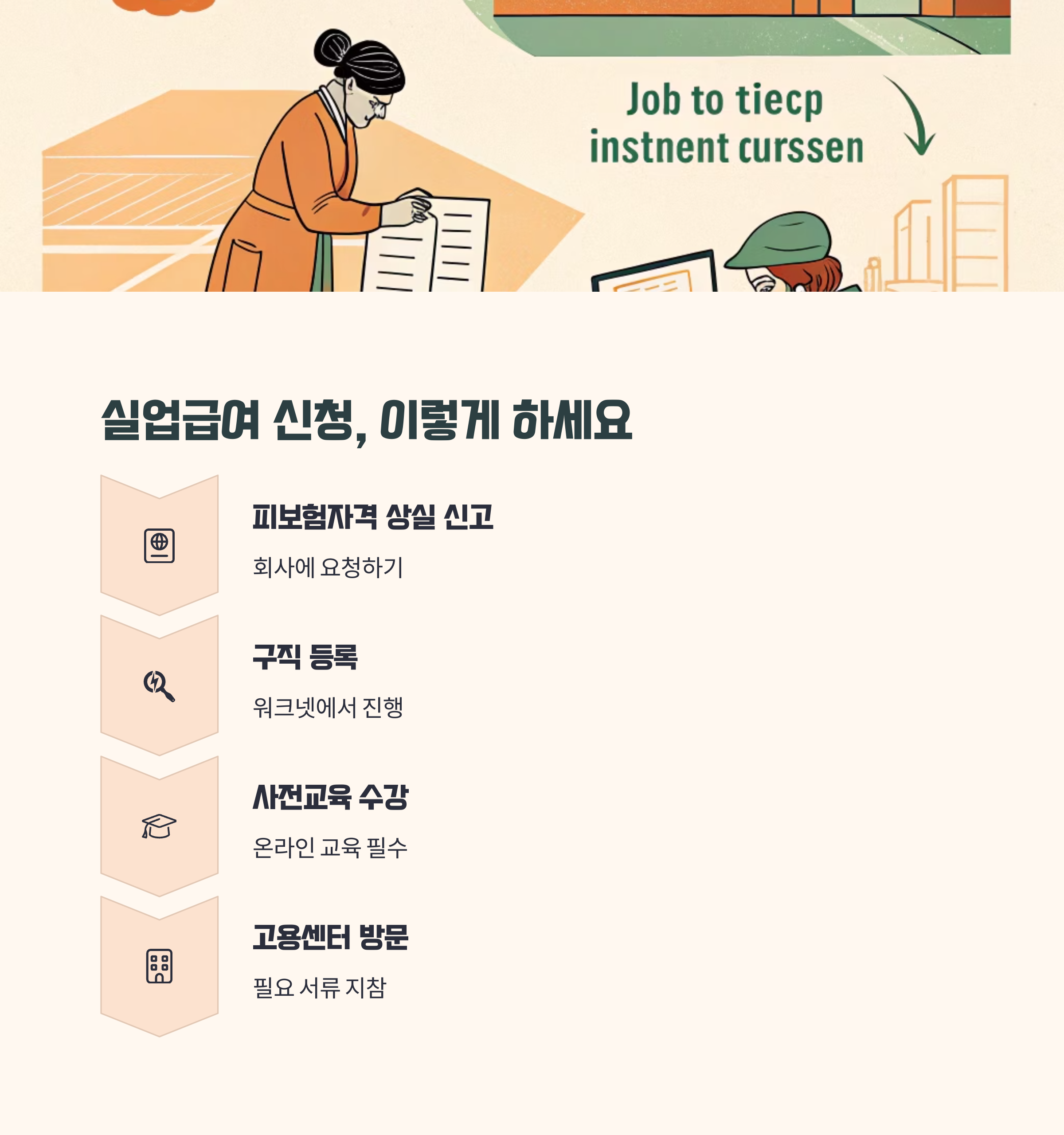 실업급여 신청 방법