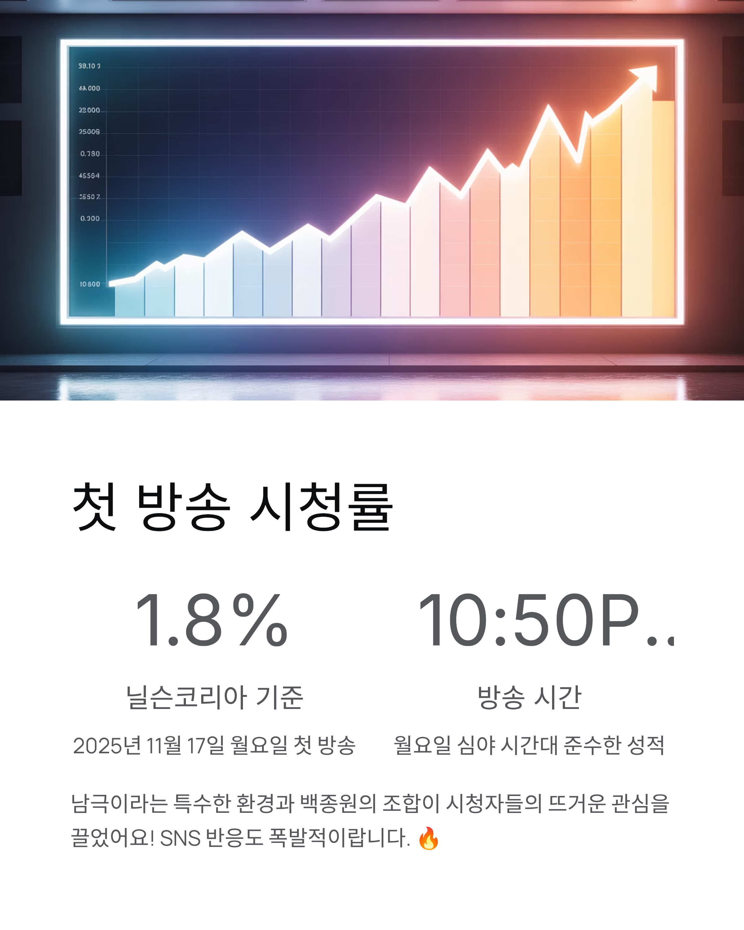 남극의셰프 총정리 - 백종원X임수향 출연진, 시청률, OTT 정보 완벽 분석!