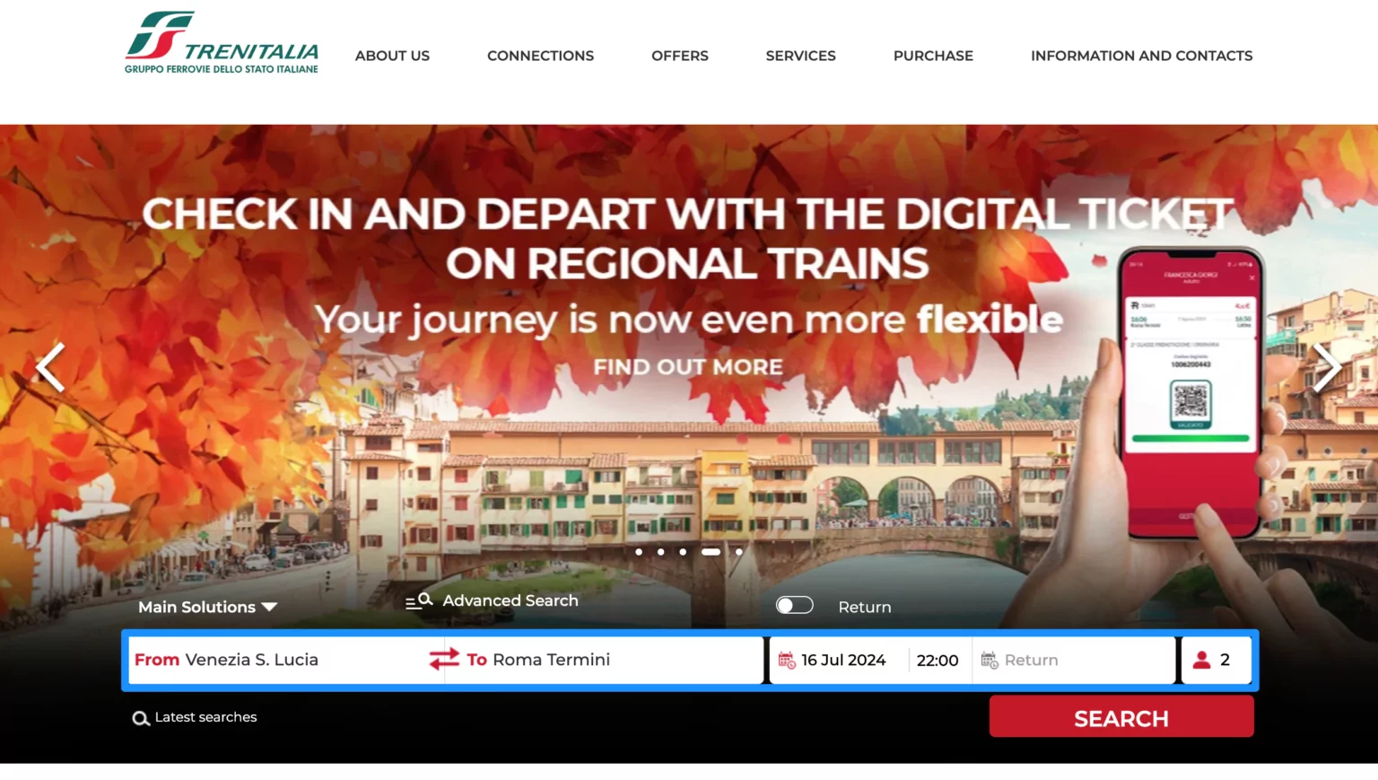 이탈리아 야간 기차 예약