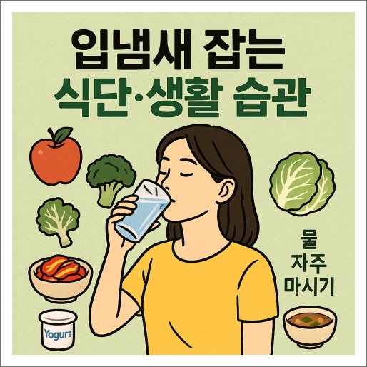 입냄새 잡는 식단·생활 습관