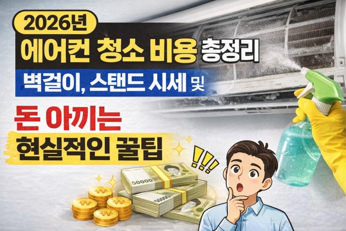 2026년 에어컨 청소 비용 총정리