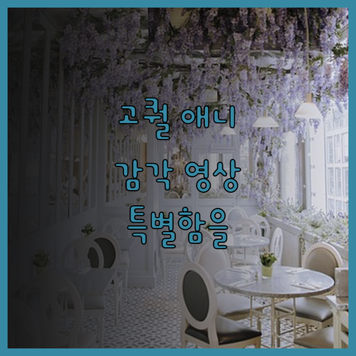 고퀄리티 2D 애니메이션, 감각적인 