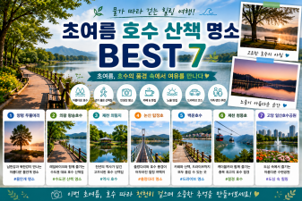 초여름 호수 산책 명소 BEST 7
