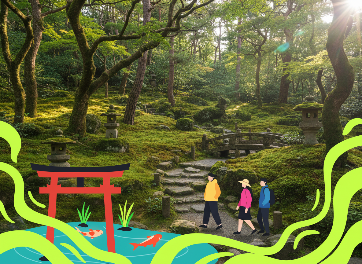 2026 교토 이끼정원 사이호지 예약 위치