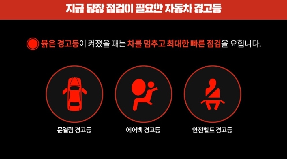 일단 정지! 자동차 경고등 점등 시 꼭 알아야 할 체크리스트