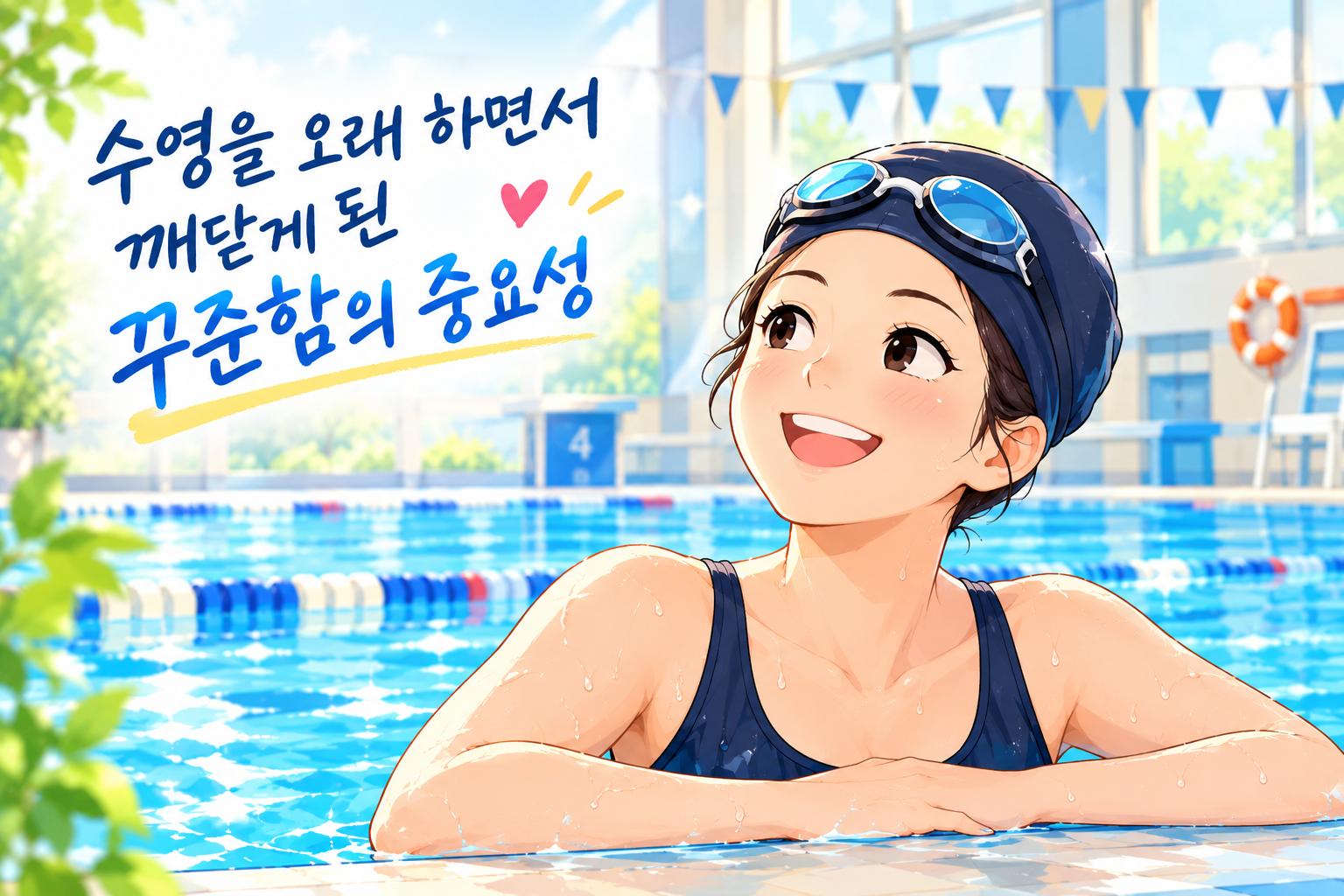 수영을 오래 하면서 깨닫게 된 꾸준함의 중요성