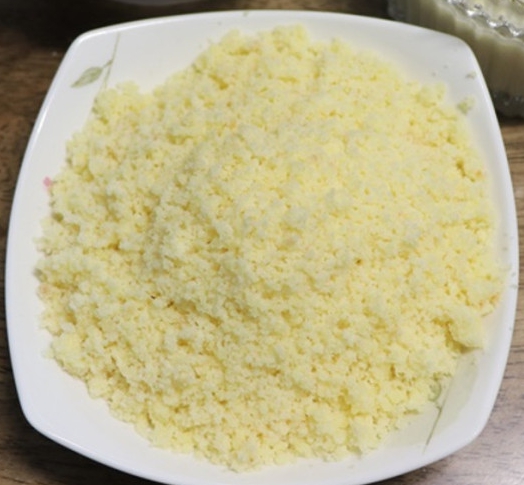 한국의 떡 종류 닭알떡-단호박소