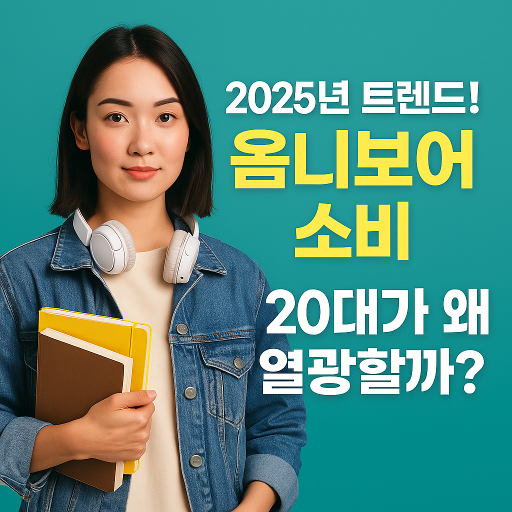 옴니보어 소비가 대세! 2025년 20대가 사랑하는 선택형 소비의 모든 것