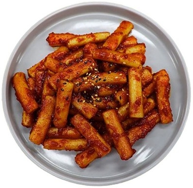한국의 떡 종류 기름떡볶이