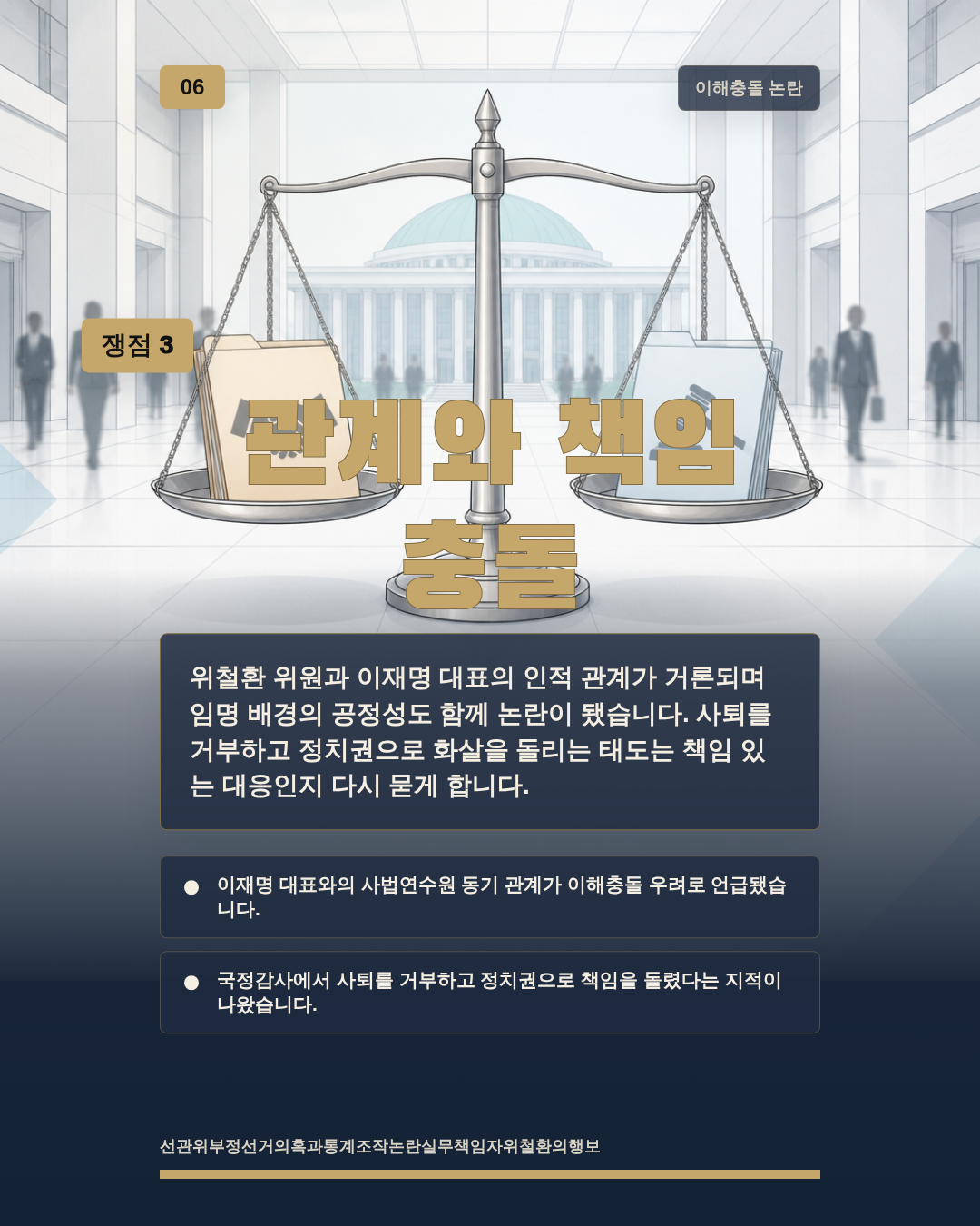 관계와 책임 충돌