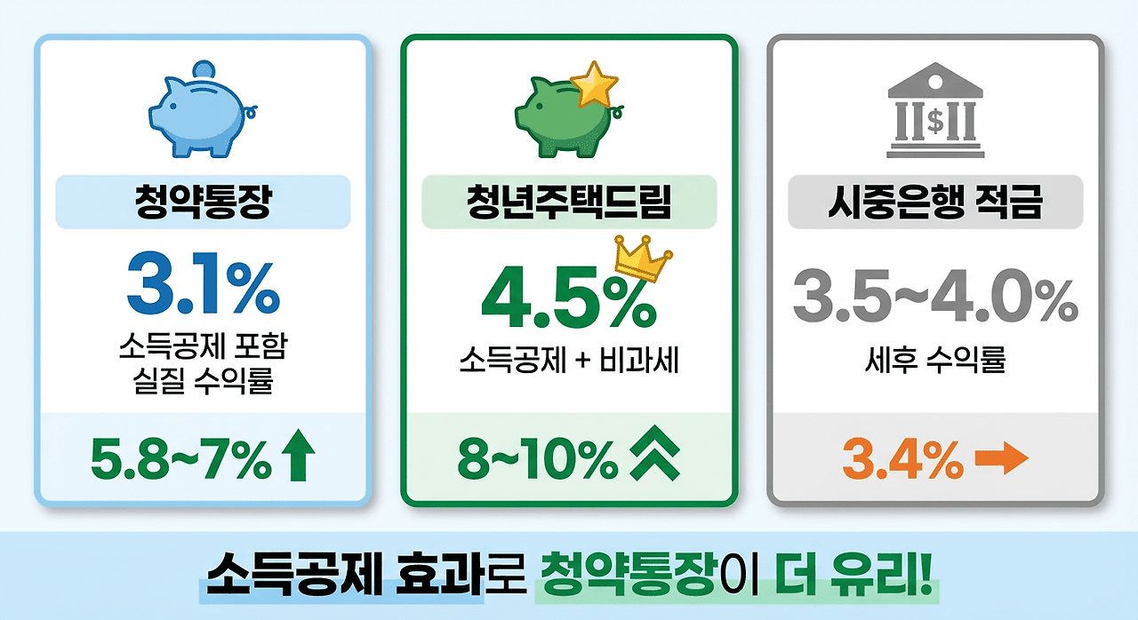 청약통장 이자 계산법 총정리ㅣ2026년 최대 연 4.5% 적용