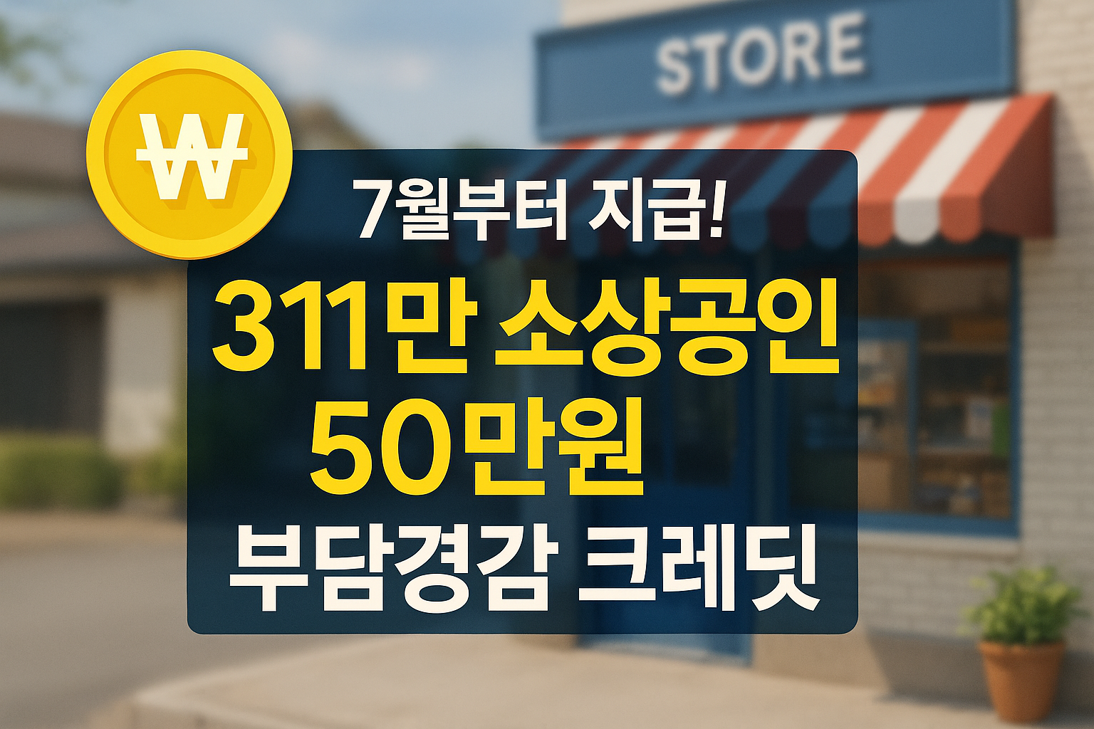 소상공인에게 50만원