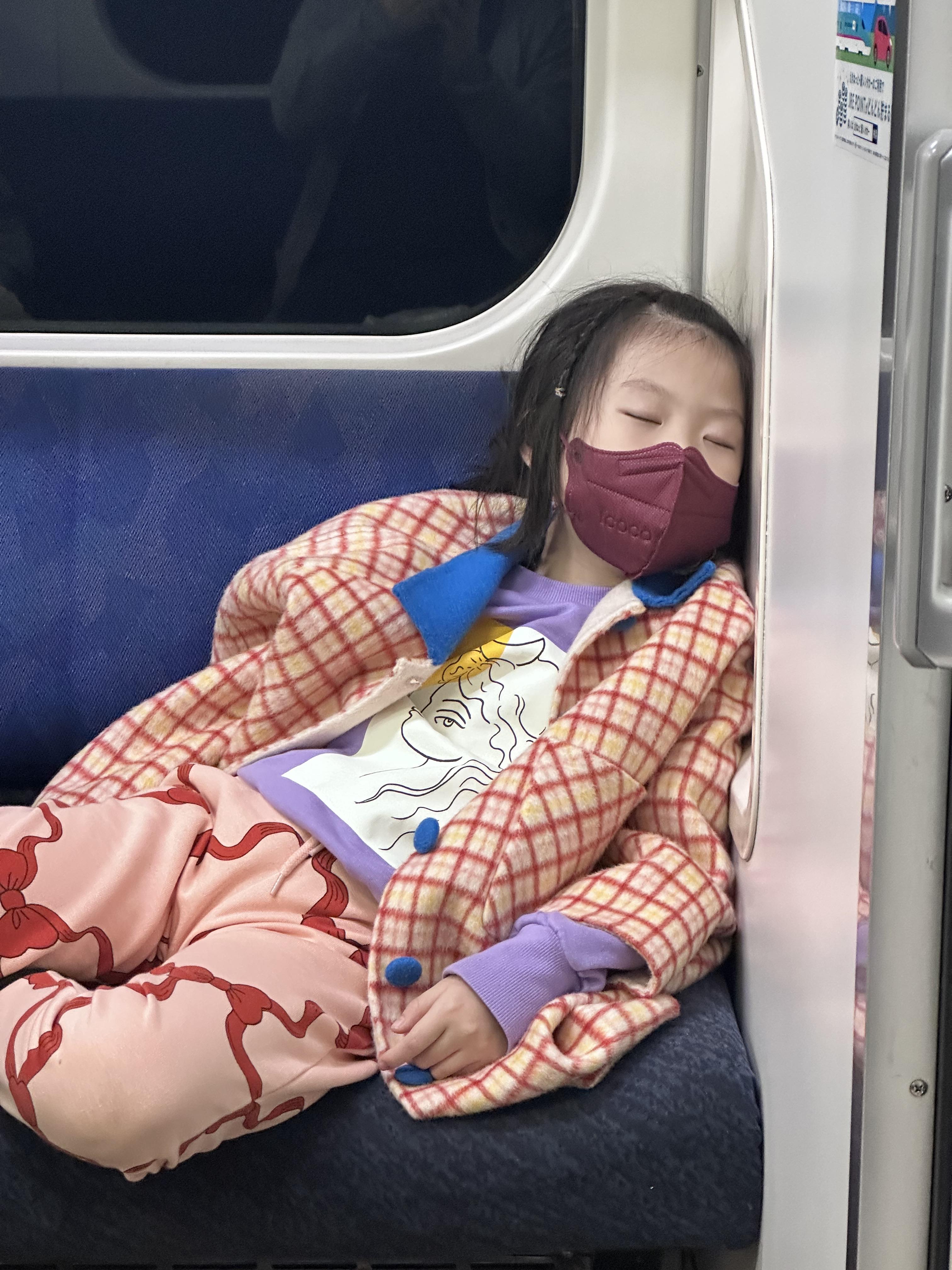 일본가족여행 지하철