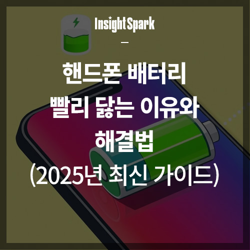 핸드폰 배터피 빨리 닳는 이유와 해결법 썸네일