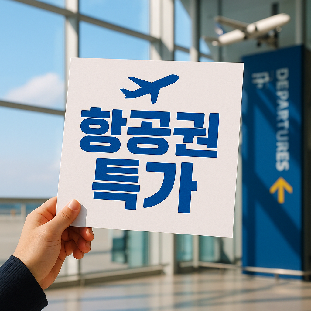 항공권 특가 관련 사진첨부