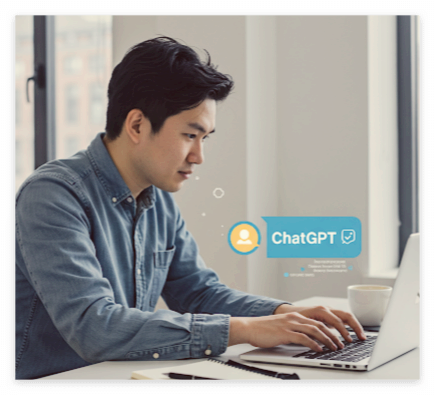 노트북 사용하는 남성