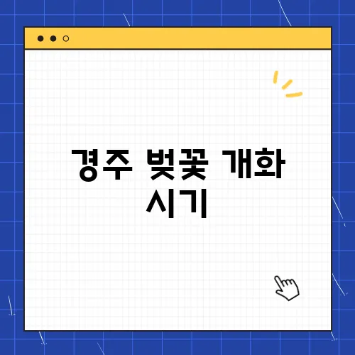 경주 벚꽃 개화 시기, 현지인이 뽑는 명소는?