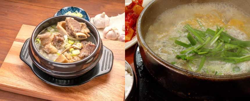 보양식인 갈비탕, 사골국도 통풍에는 좋지 않습니다.