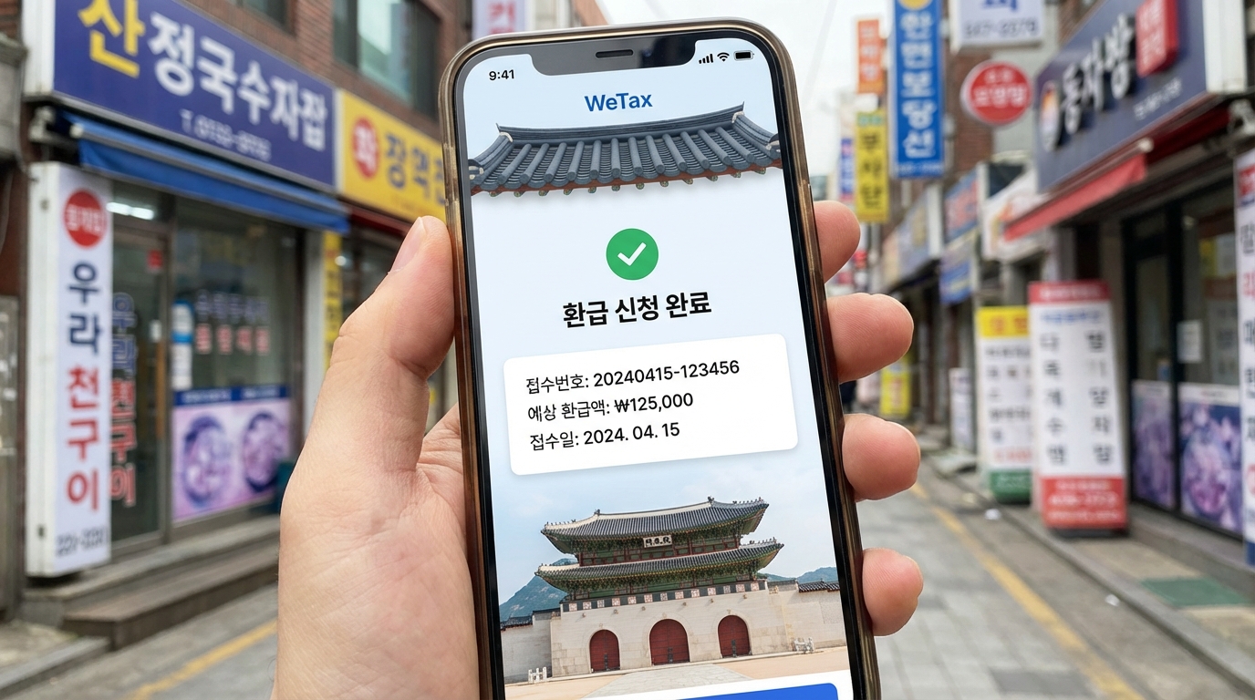 스마트 위택스 모바일 신청 화면 이미지