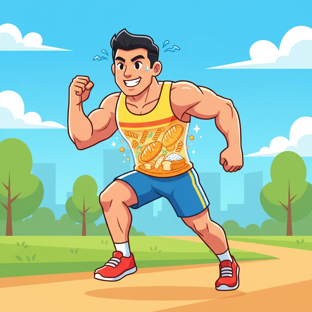 마라톤 대회 전날 최상의 퍼포먼스를 ..