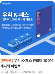 k패스 교통카드