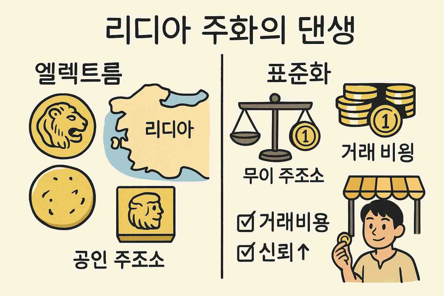 리디아 주화의 탄생