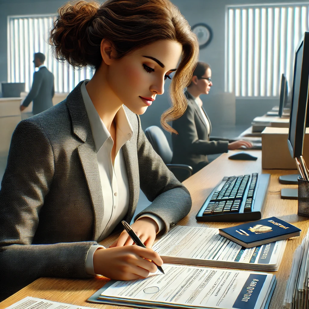 여권 재발급 방법 및 유의사항 관련 그림