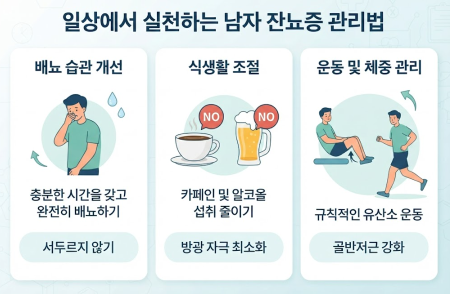 남자 잔뇨증