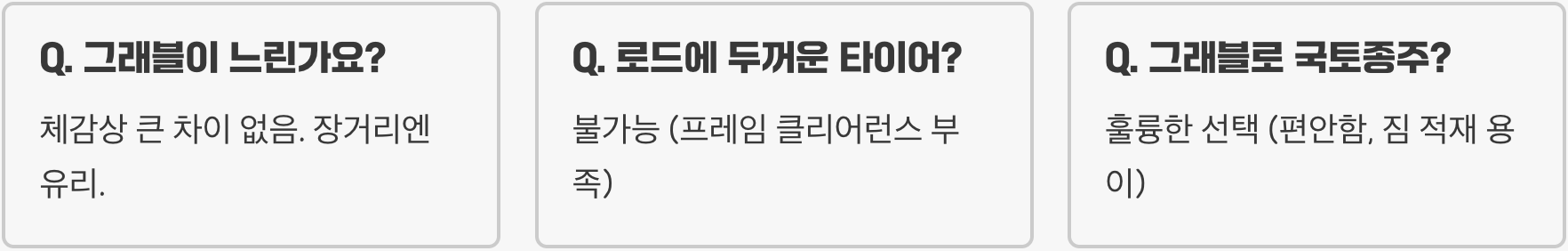 그래블자전거 vs 로드자전거, 나에게 맞는 자전거는? (속도, 편안함, 활용도 완벽 비교)