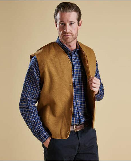 체크 셔츠와 레이어드