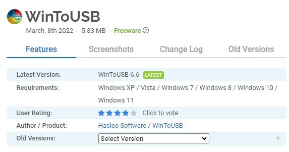 WinToUSB