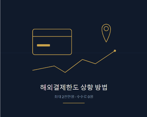 트래블카드 해외결제한도 5천만원 상향 및 프로모션 정리