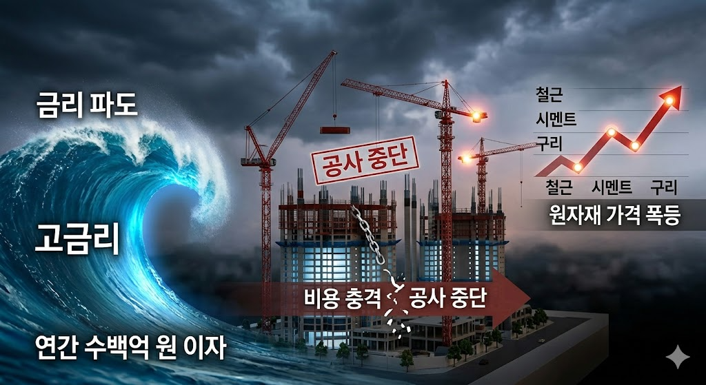 건설사에게 유동성이 생존의 문제인 이유, 위기 메커니즘 완전 분석