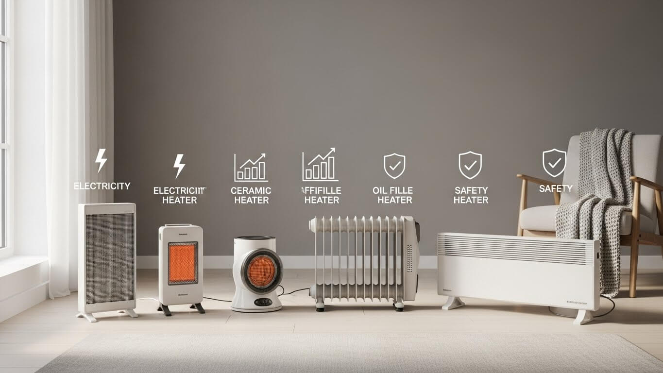 전기 히터 선택 가이드 (전기세, 효율, 안전사용법)