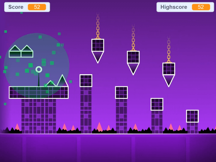 지오메트리대쉬-멜트다운-게임하기-종료-화면