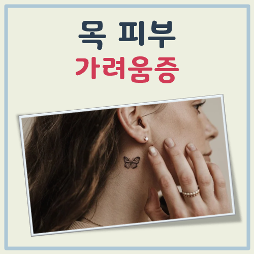 목 피부 가려움증 대표 이미지