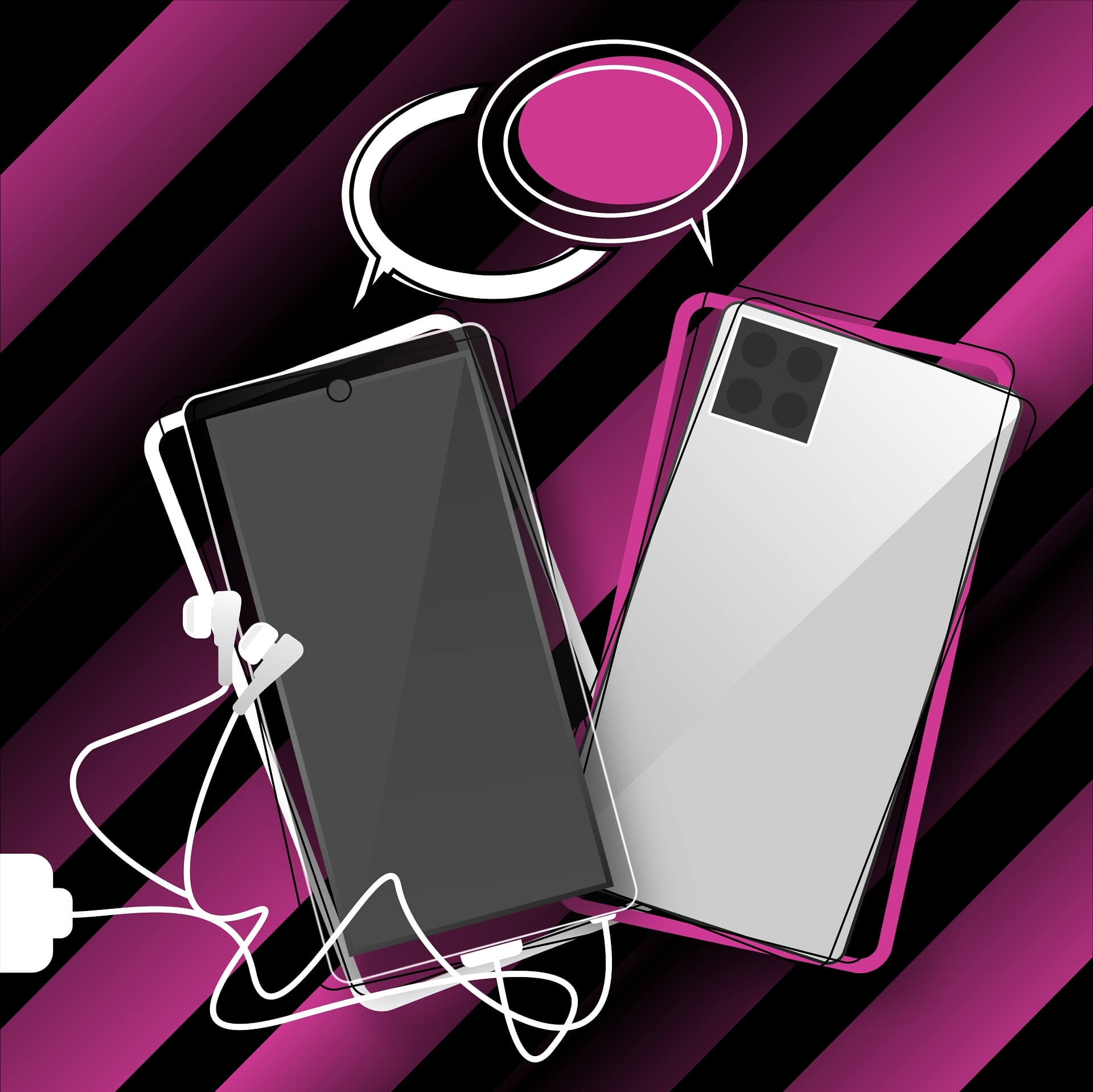 버려진 스마트기기 배터리100%에서 방치한 경우와 50%에서 방치한 경우의 자연 방전 과정 비교 기록