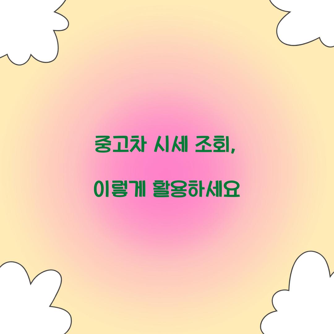 중고차 시세 조회