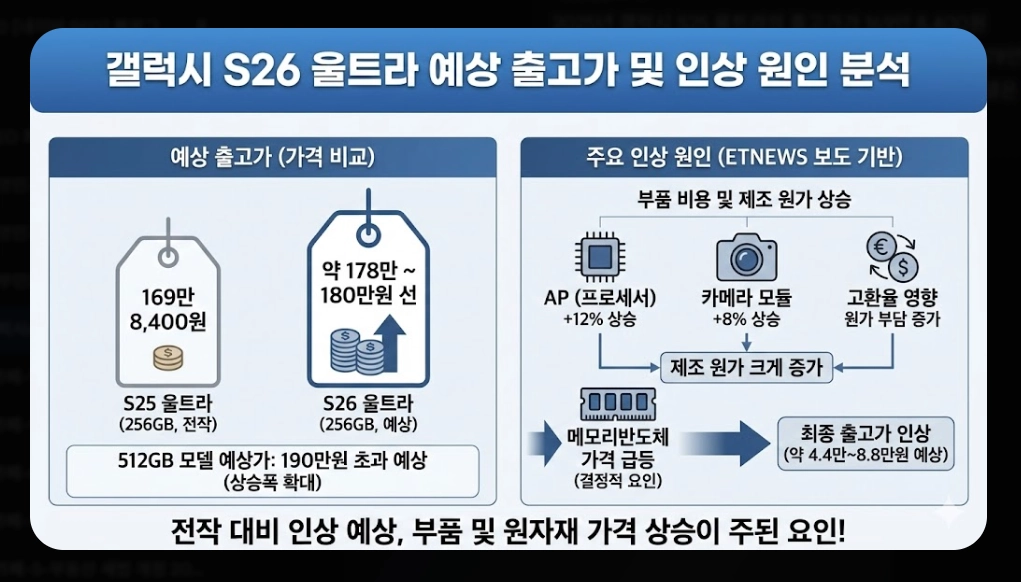 갤럭시 S26 울트라 출시일 [사전예약 혜택] 가격 스펙 변화 및 구매 전략 5단계