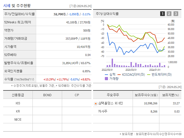 심텍_기업개요