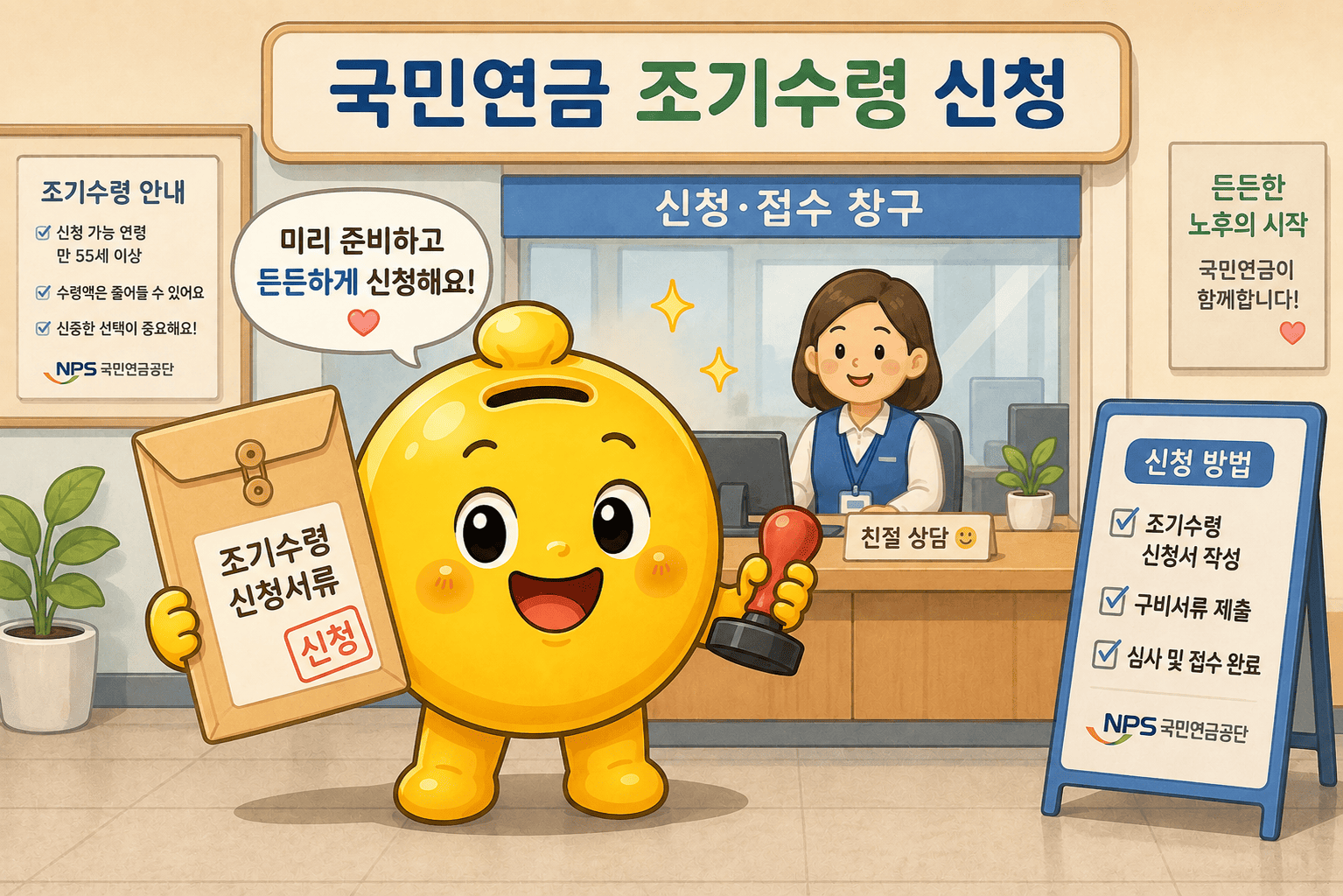 국민연금 조기수령 신청
