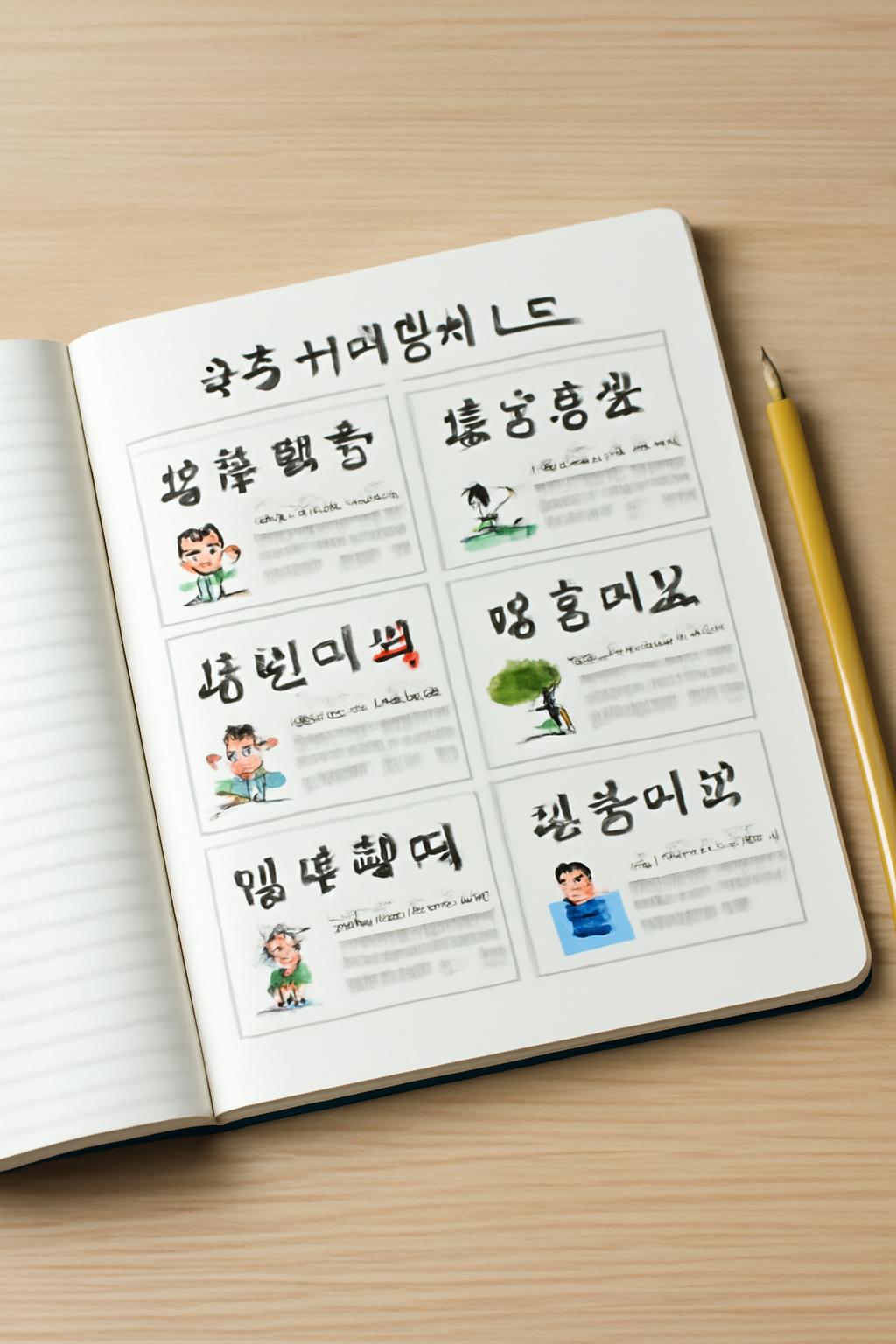 초등학생이 꼭 알아야 하는 초등 사자성어 노트