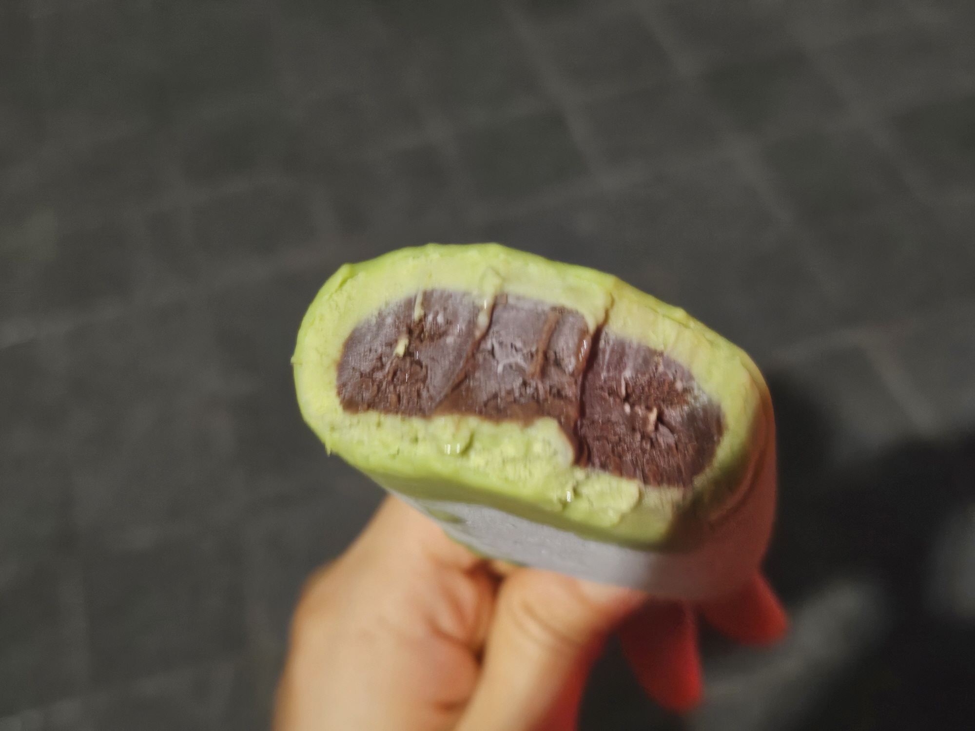 본젤라또 녹차초코바