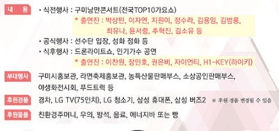 제62회 경북도민 체육대회 개회식 행사 내용