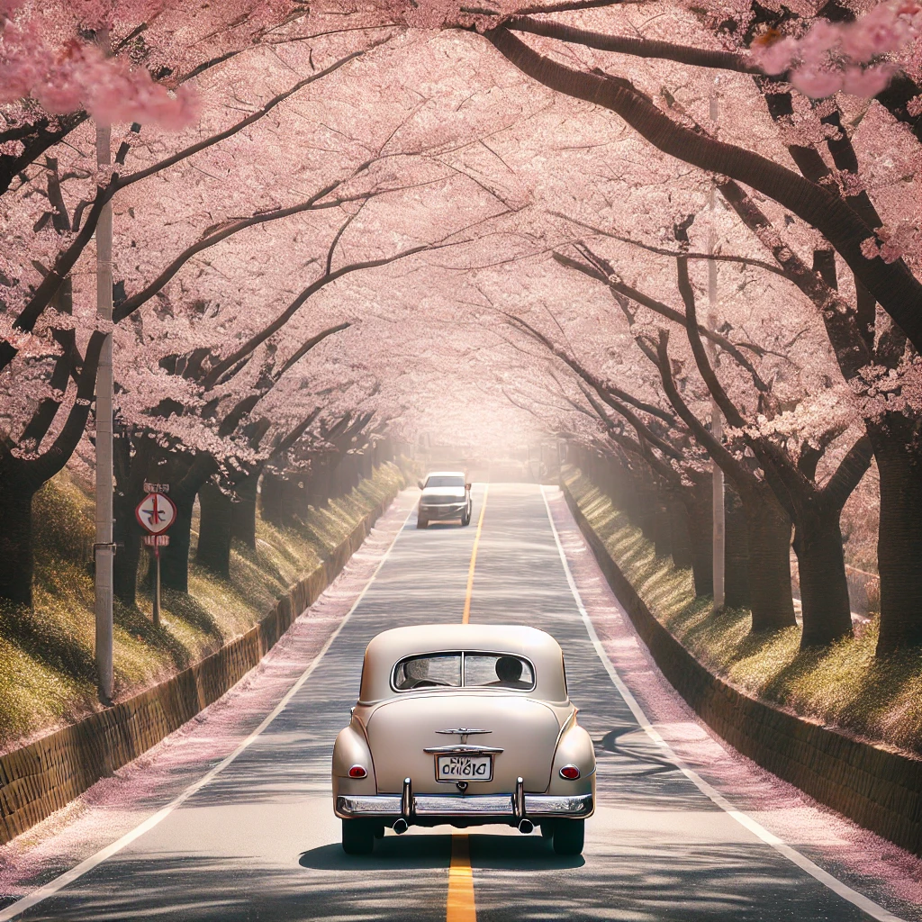 봄 드라이브 사진