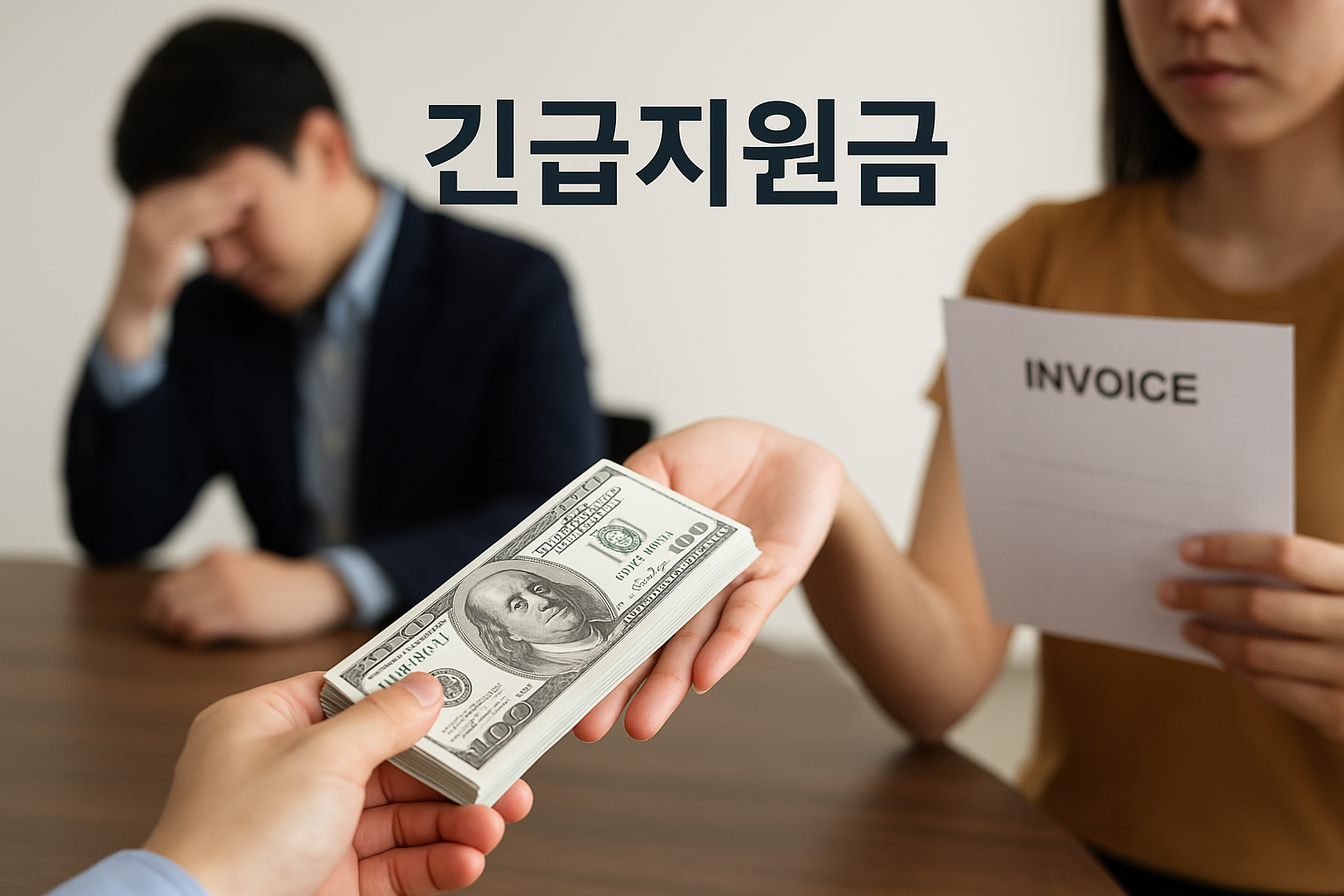 긴급지원금 관련 사진