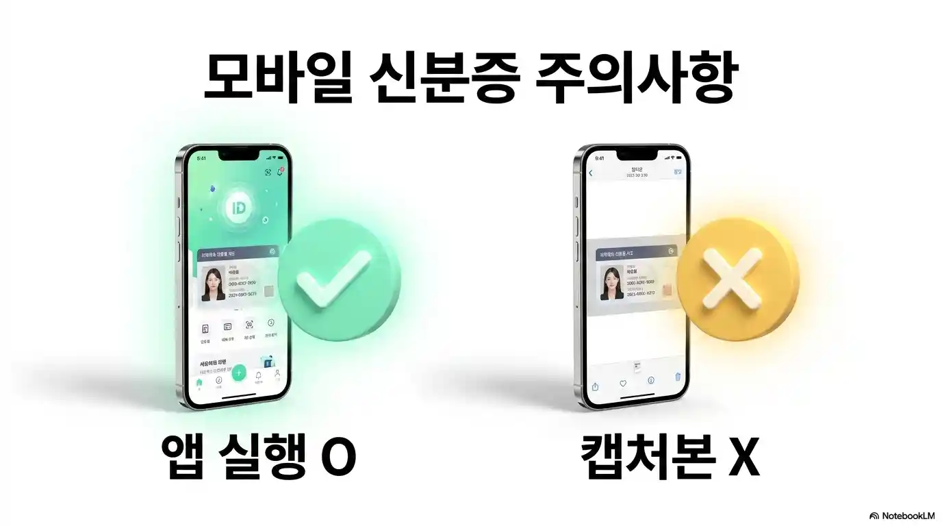 사전투표 모바일 신분증 유의 사항