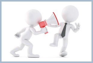 확성기 든 사람