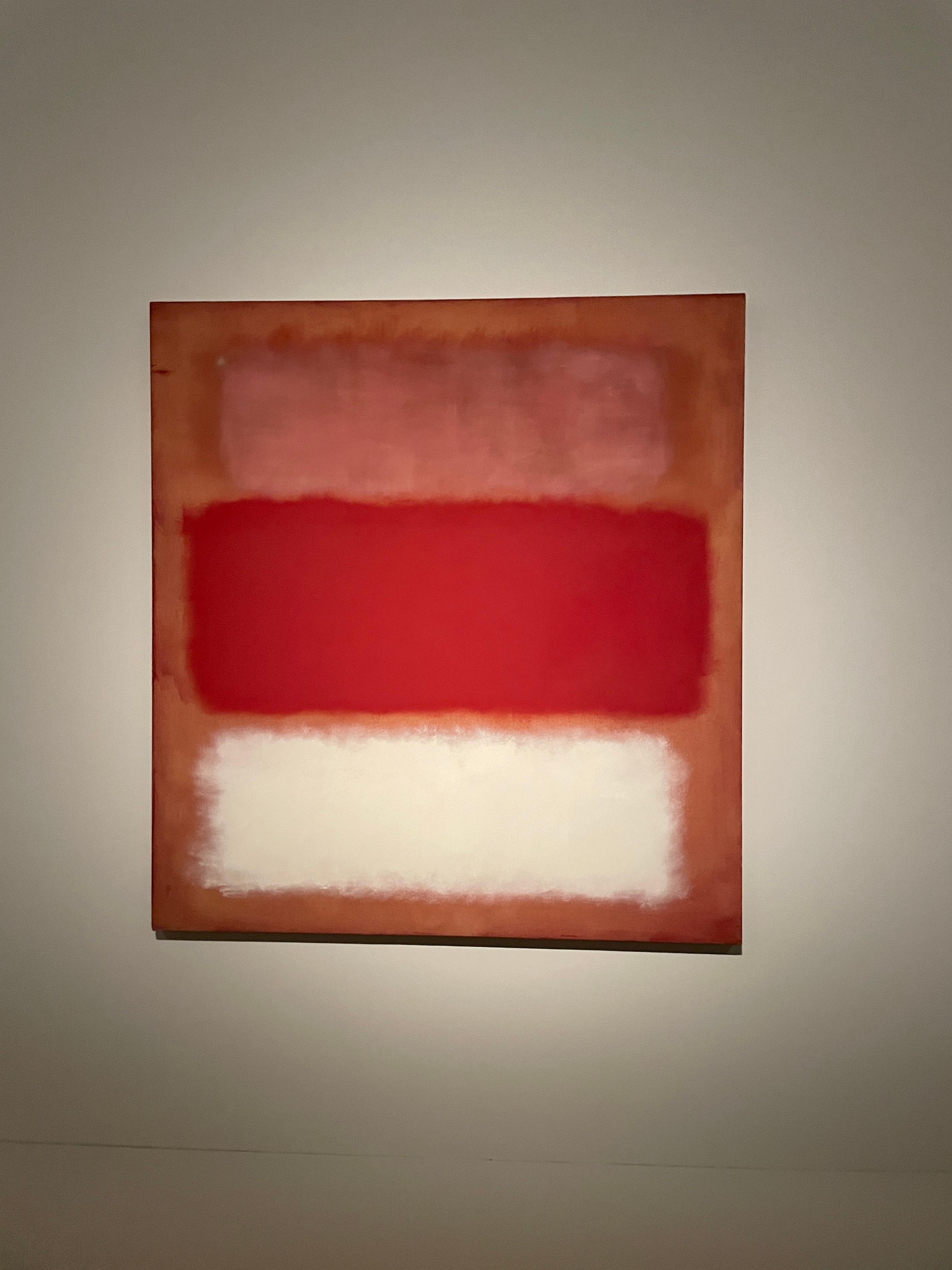 마크 로스코 회고전 전시회장 작품, 루이비통 재단, 파리, 2023